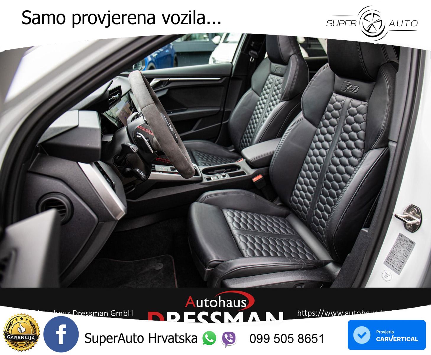 Audi RS3 Sedan 2.5 TFSI (400 KS) quattro S tronic LED+GR SJED+ACC