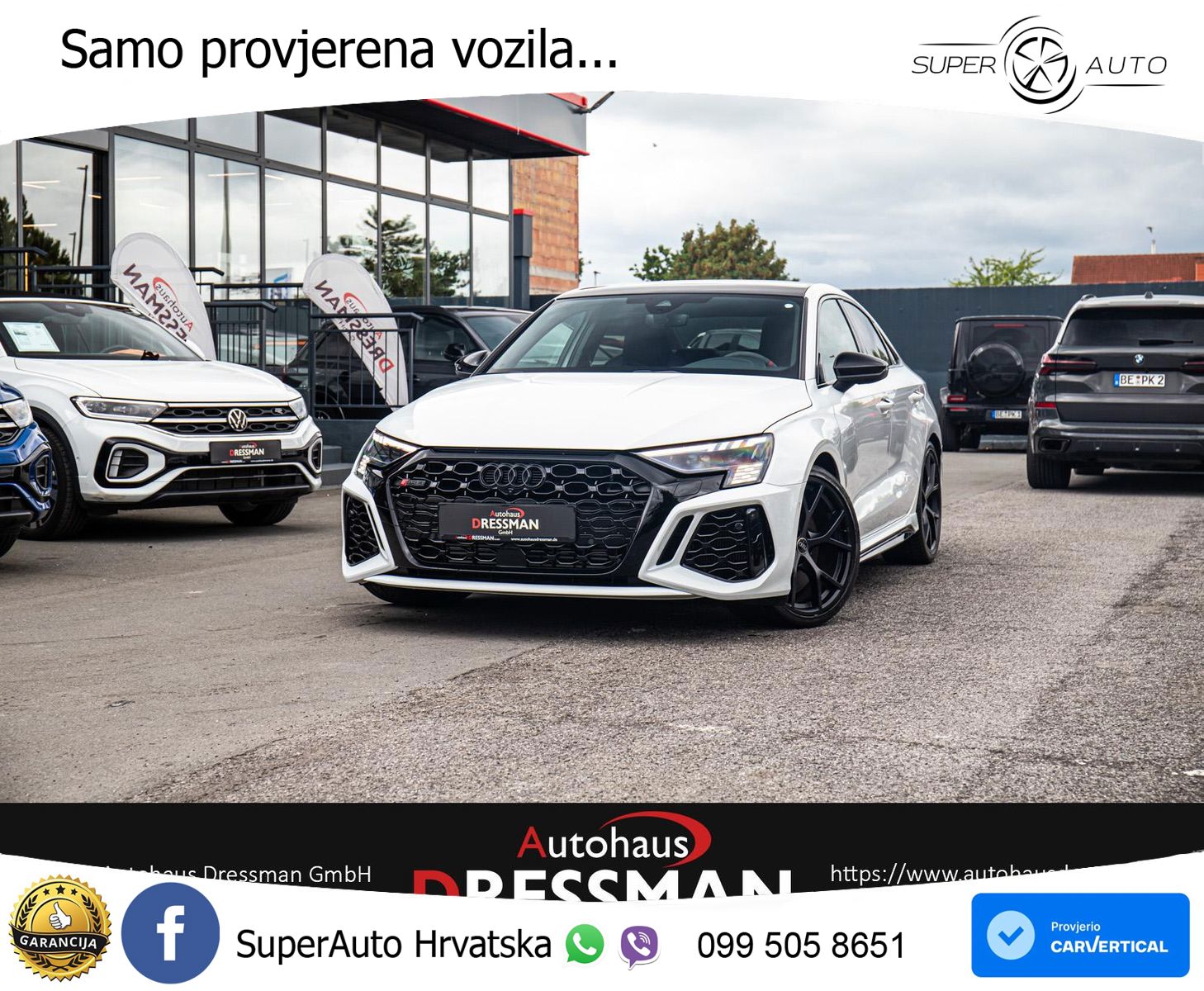 Audi RS3 Sedan 2.5 TFSI (400 KS) quattro S tronic LED+GR SJED+ACC