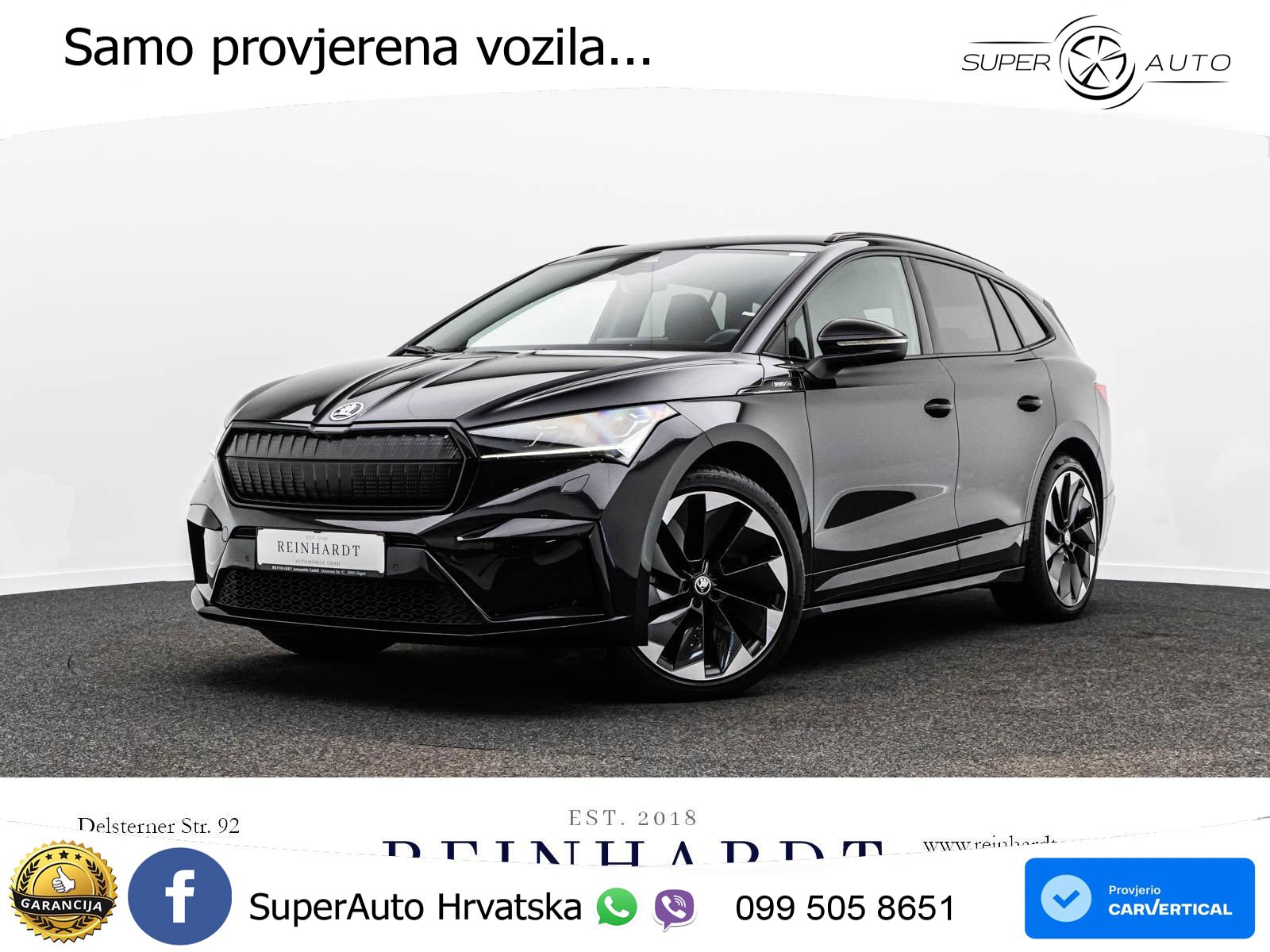 Škoda Enyaq iV 80x 82 kWh (265 KS) AWD SportLine LED+GR SJED+ACC