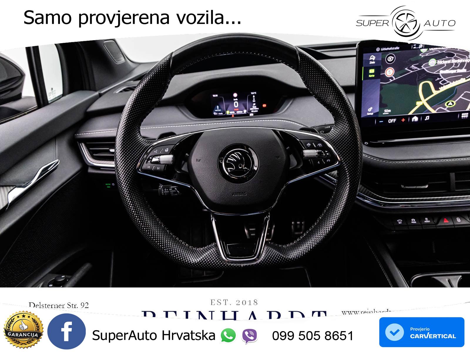 Škoda Enyaq iV 80x 82 kWh (265 KS) AWD SportLine LED+GR SJED+ACC