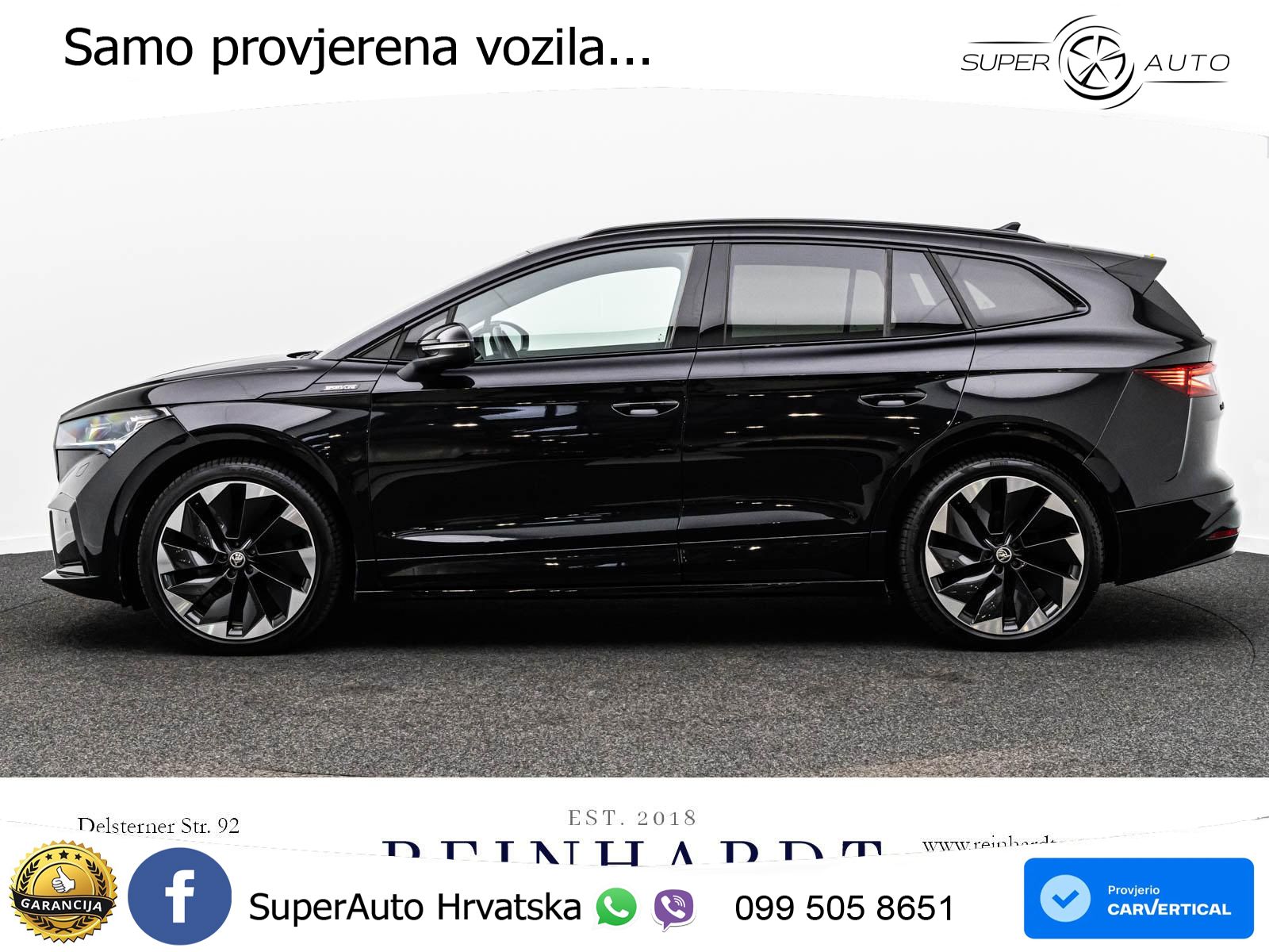 Škoda Enyaq iV 80x 82 kWh (265 KS) AWD SportLine LED+GR SJED+ACC