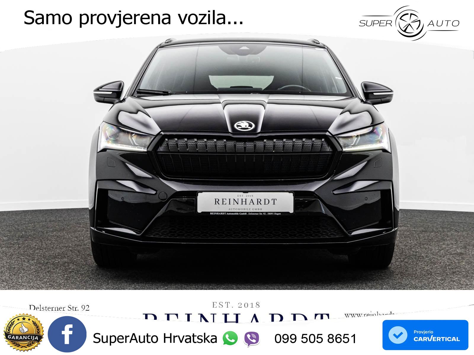 Škoda Enyaq iV 80x 82 kWh (265 KS) AWD SportLine LED+GR SJED+ACC