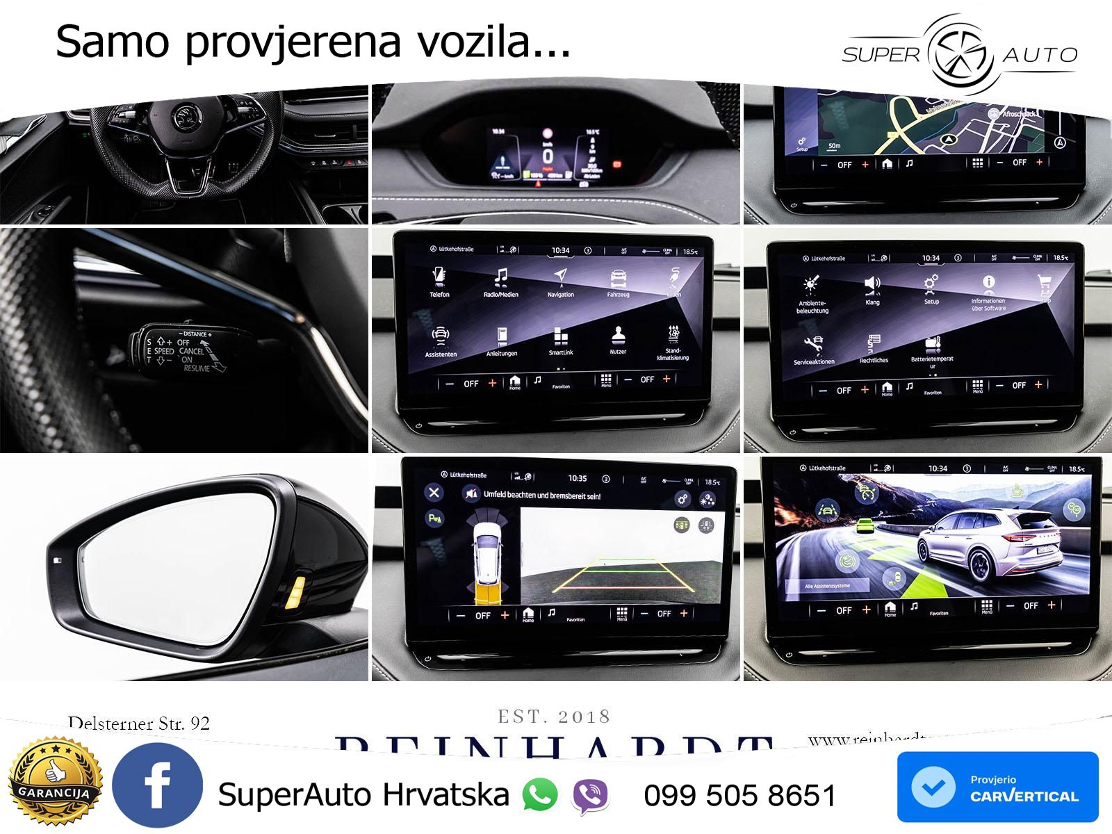 Škoda Enyaq iV 80x 82 kWh (265 KS) AWD SportLine LED+GR SJED+ACC