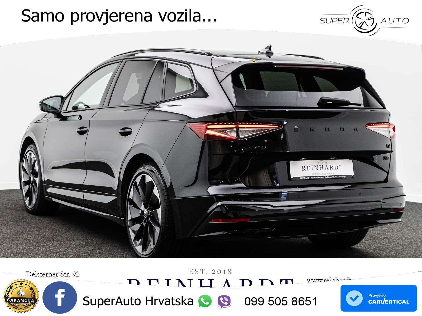 Škoda Enyaq iV 80x 82 kWh (265 KS) AWD SportLine LED+GR SJED+ACC