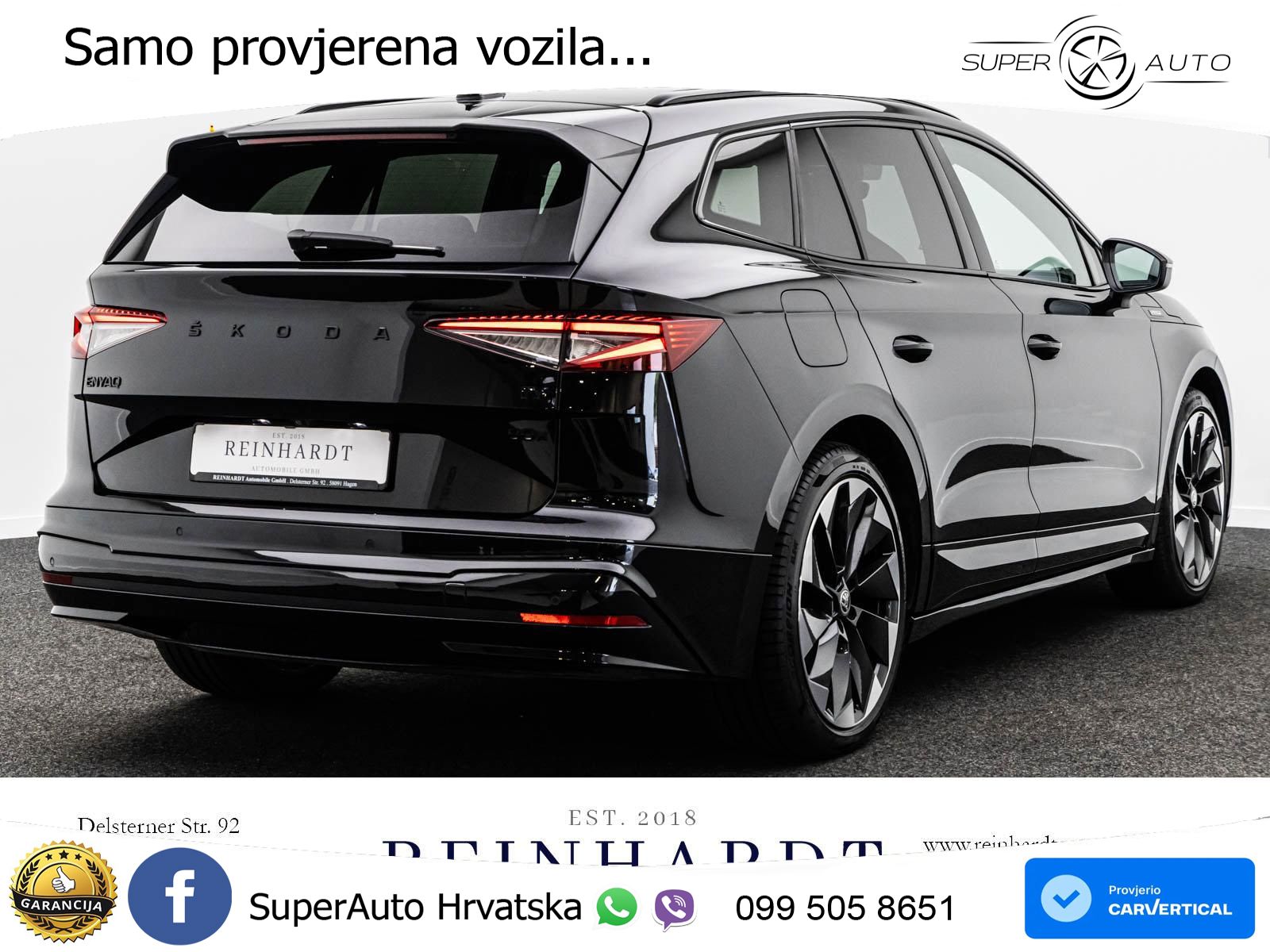 Škoda Enyaq iV 80x 82 kWh (265 KS) AWD SportLine LED+GR SJED+ACC