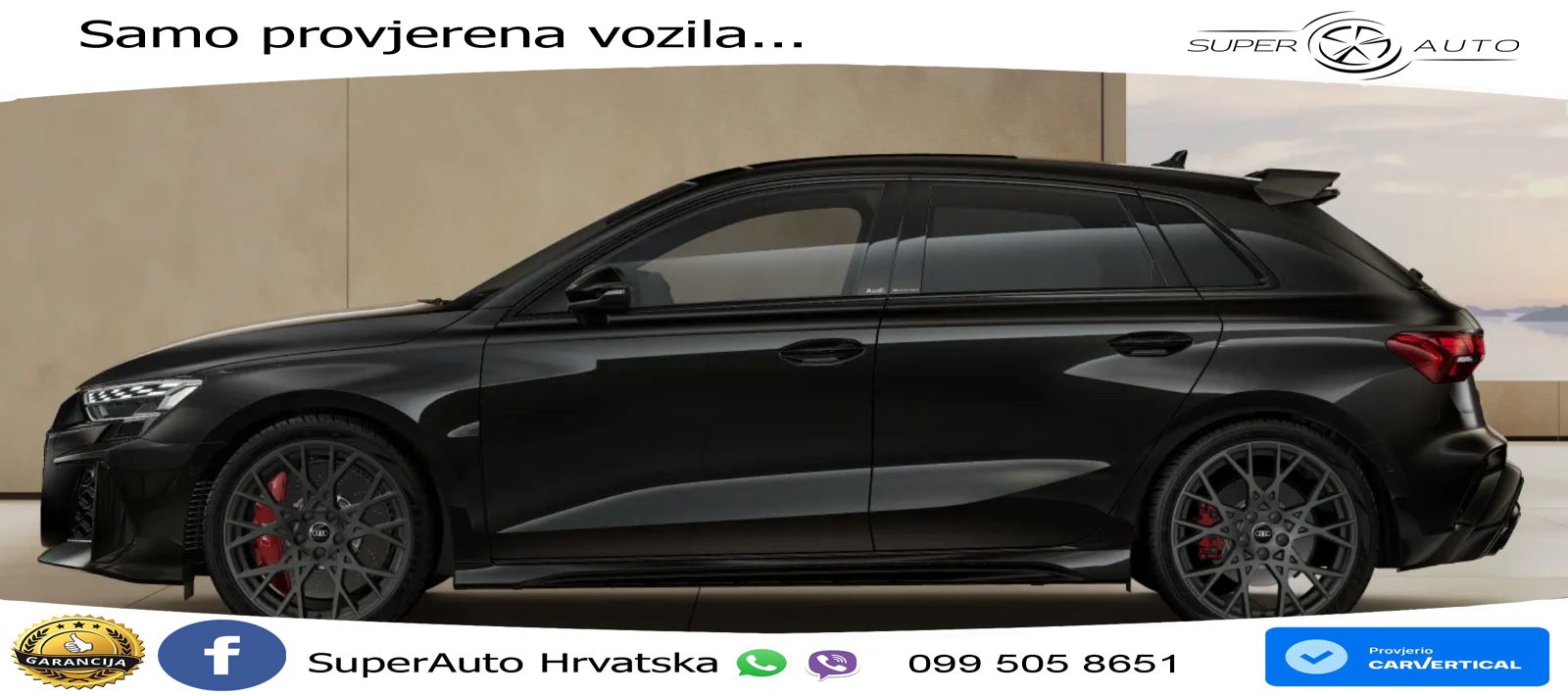 Audi RS3 Sedan 2.5 TFSI (400 KS) quattro S tronic LED+GR SJED+ACC
