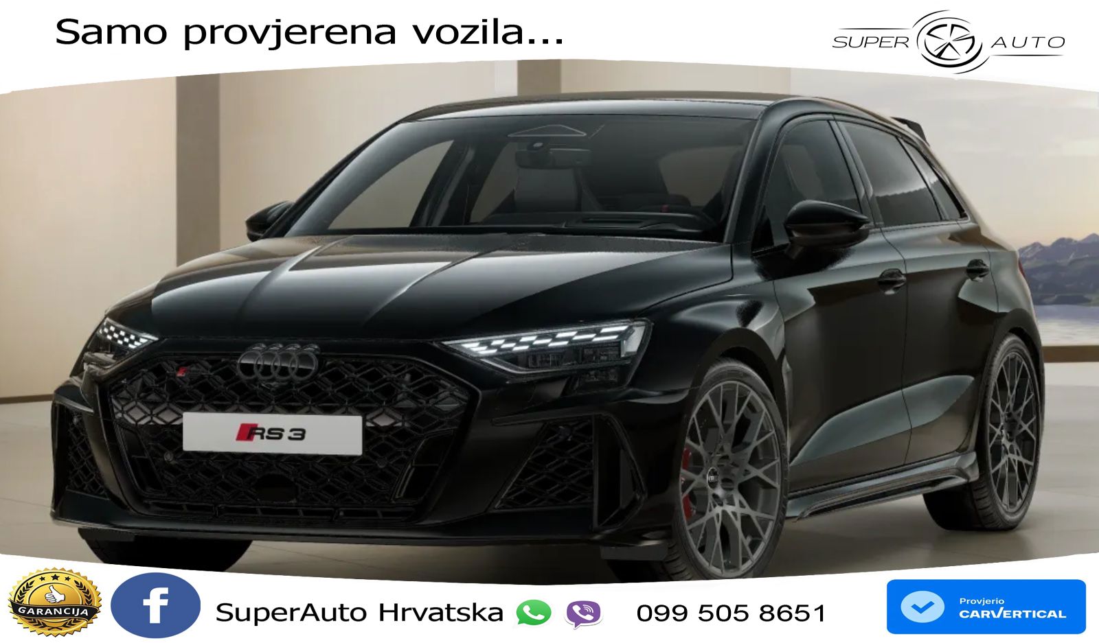 Audi RS3 Sedan 2.5 TFSI (400 KS) quattro S tronic LED+GR SJED+ACC