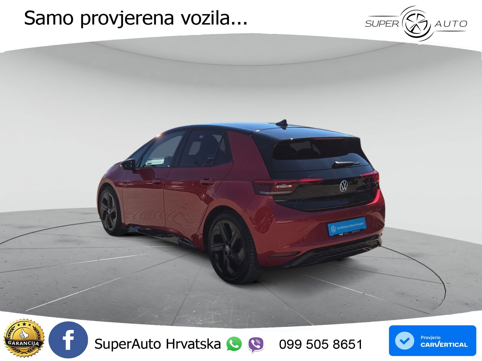 Volkswagen ID.3 GTX 84 kWh (286 KS)