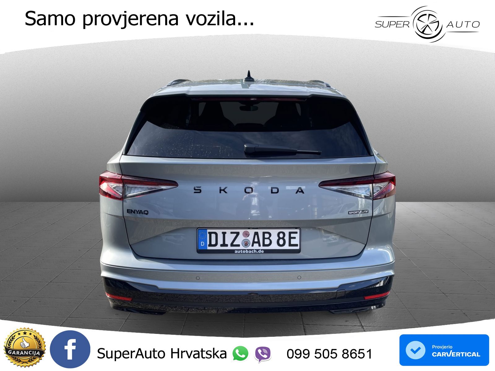 Škoda Enyaq 85 82 kWh (286 KS) SportLine