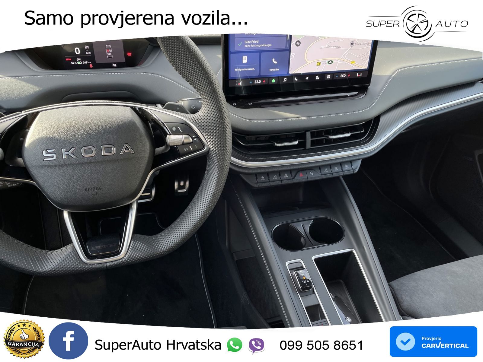 Škoda Enyaq 85 82 kWh (286 KS) SportLine