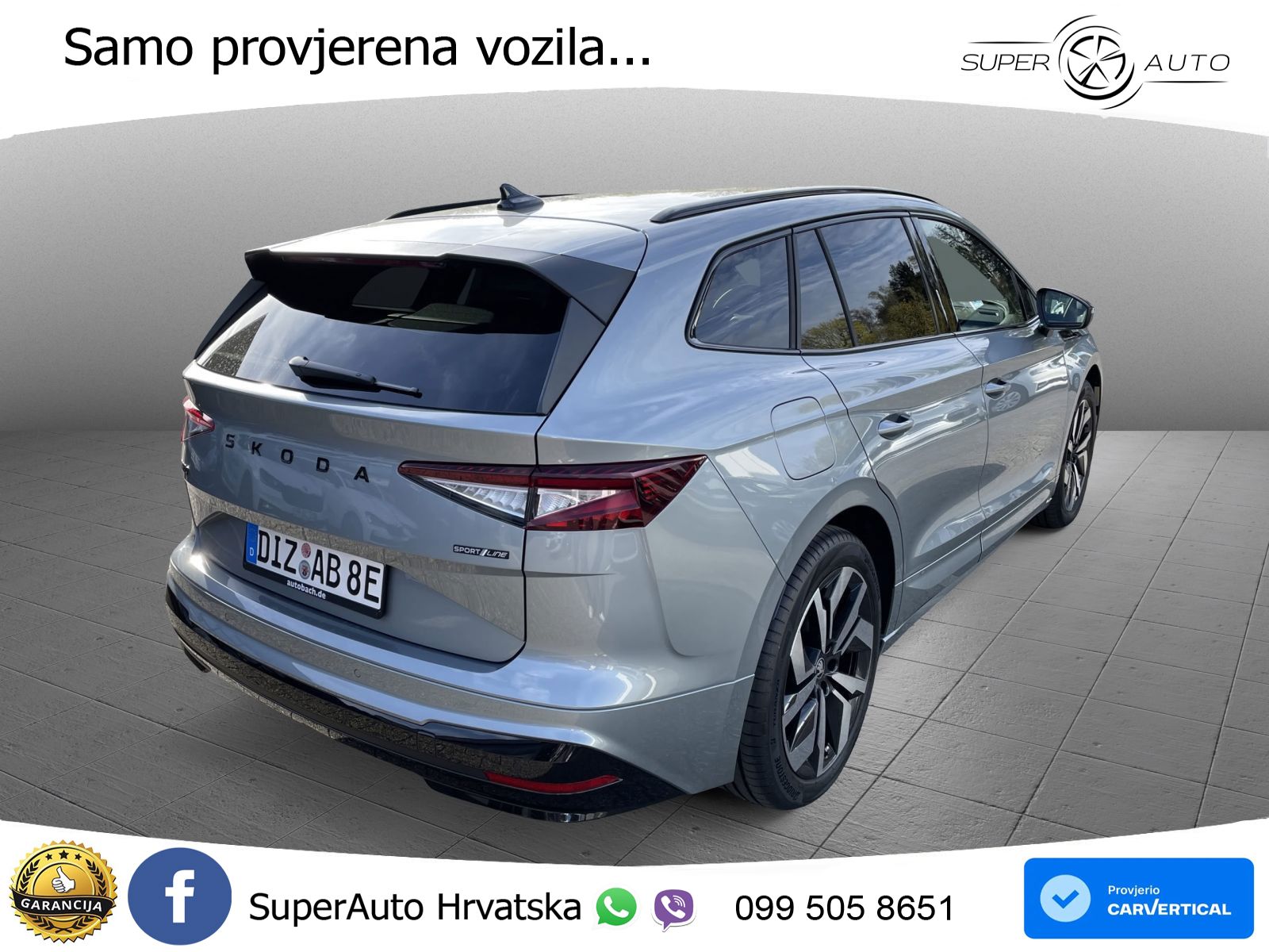 Škoda Enyaq 85 82 kWh (286 KS) SportLine