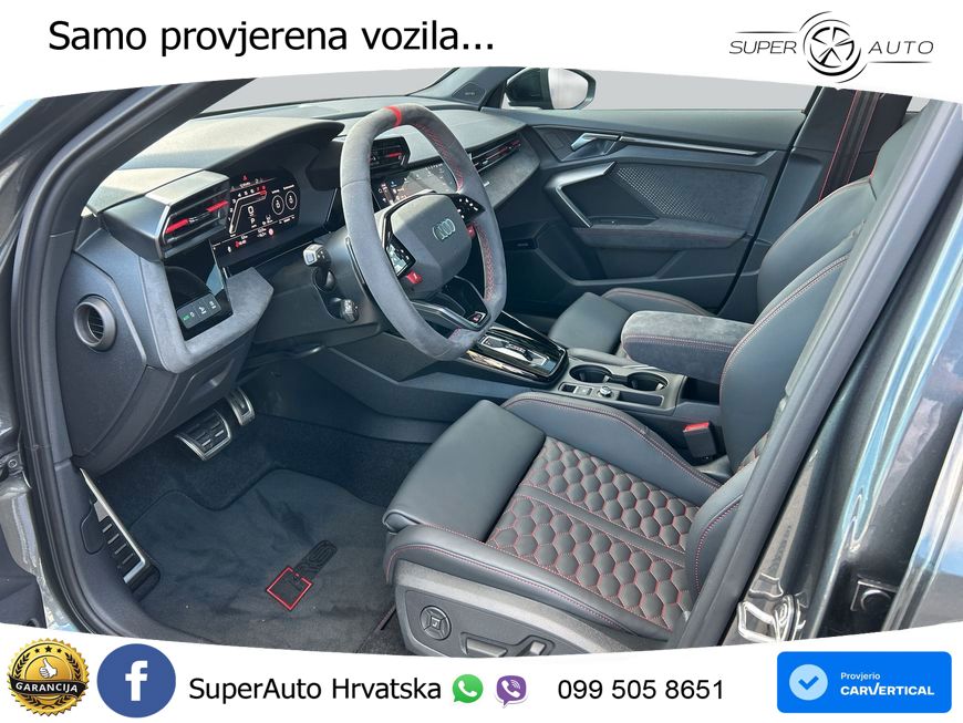 Audi RS3 Sedan 2.5 TFSI (400 KS) quattro S tronic LED+GR SJED+ACC