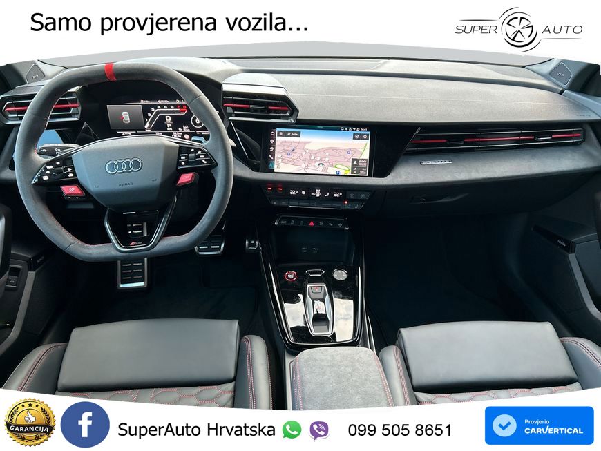 Audi RS3 Sedan 2.5 TFSI (400 KS) quattro S tronic LED+GR SJED+ACC
