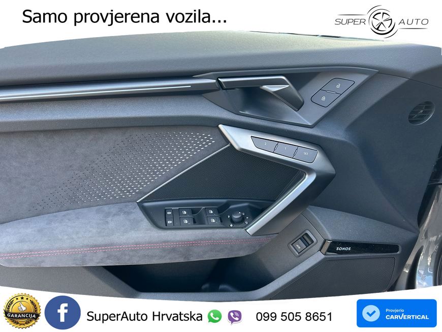 Audi RS3 Sedan 2.5 TFSI (400 KS) quattro S tronic LED+GR SJED+ACC
