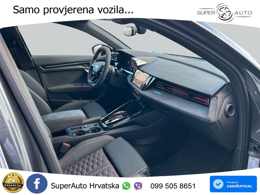 Audi RS3 Sedan 2.5 TFSI (400 KS) quattro S tronic LED+GR SJED+ACC