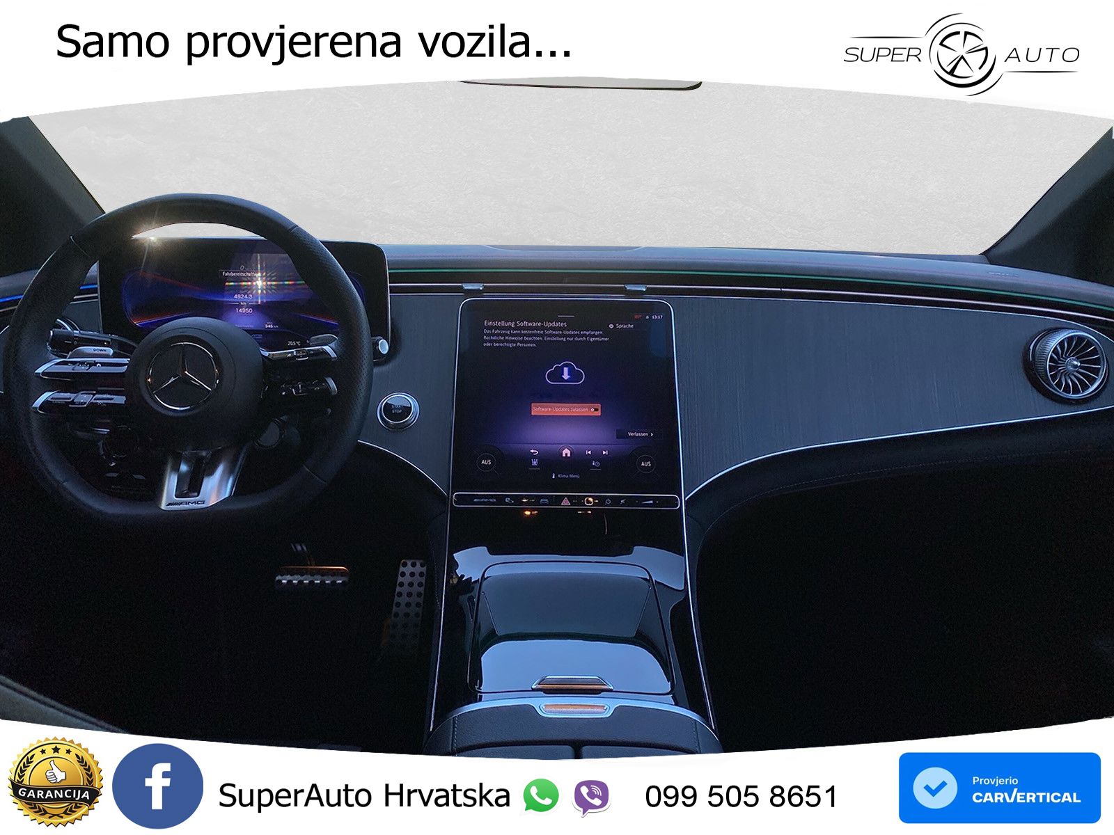 Mercedes EQE AMG 43 100 kWh (476 KS) 4MATIC ZRAČNI+ACC+GR SJED+360+PANO