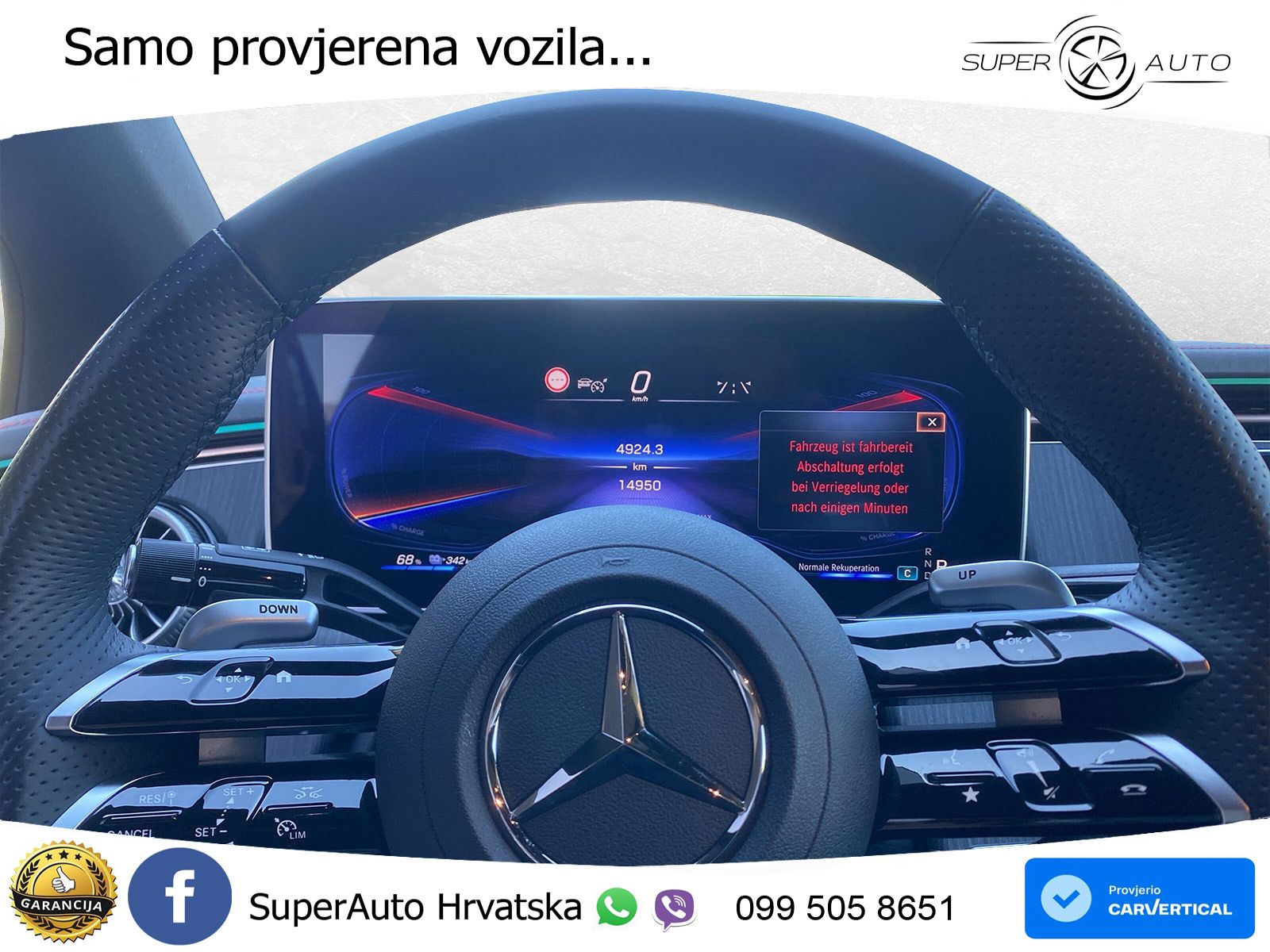 Mercedes EQE AMG 43 100 kWh (476 KS) 4MATIC ZRAČNI+ACC+GR SJED+360+PANO