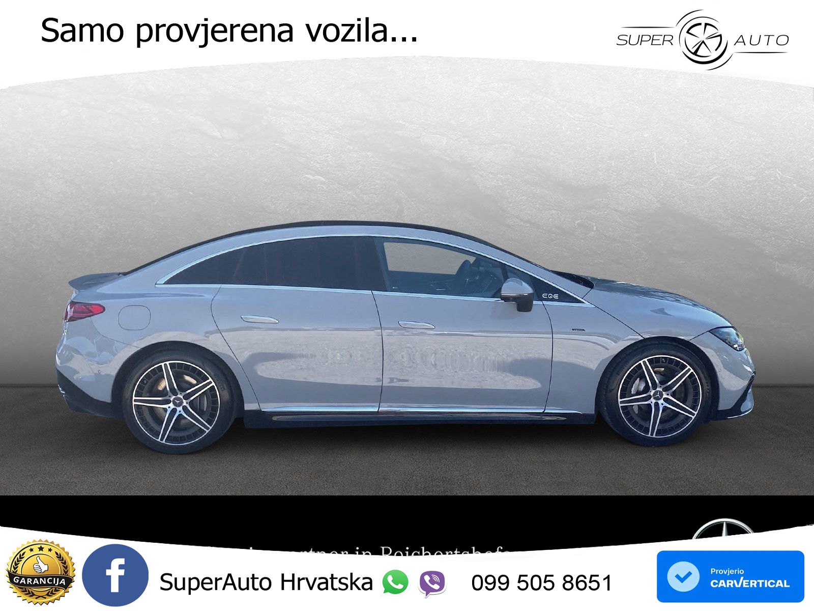 Mercedes EQE AMG 43 100 kWh (476 KS) 4MATIC ZRAČNI+ACC+GR SJED+360+PANO