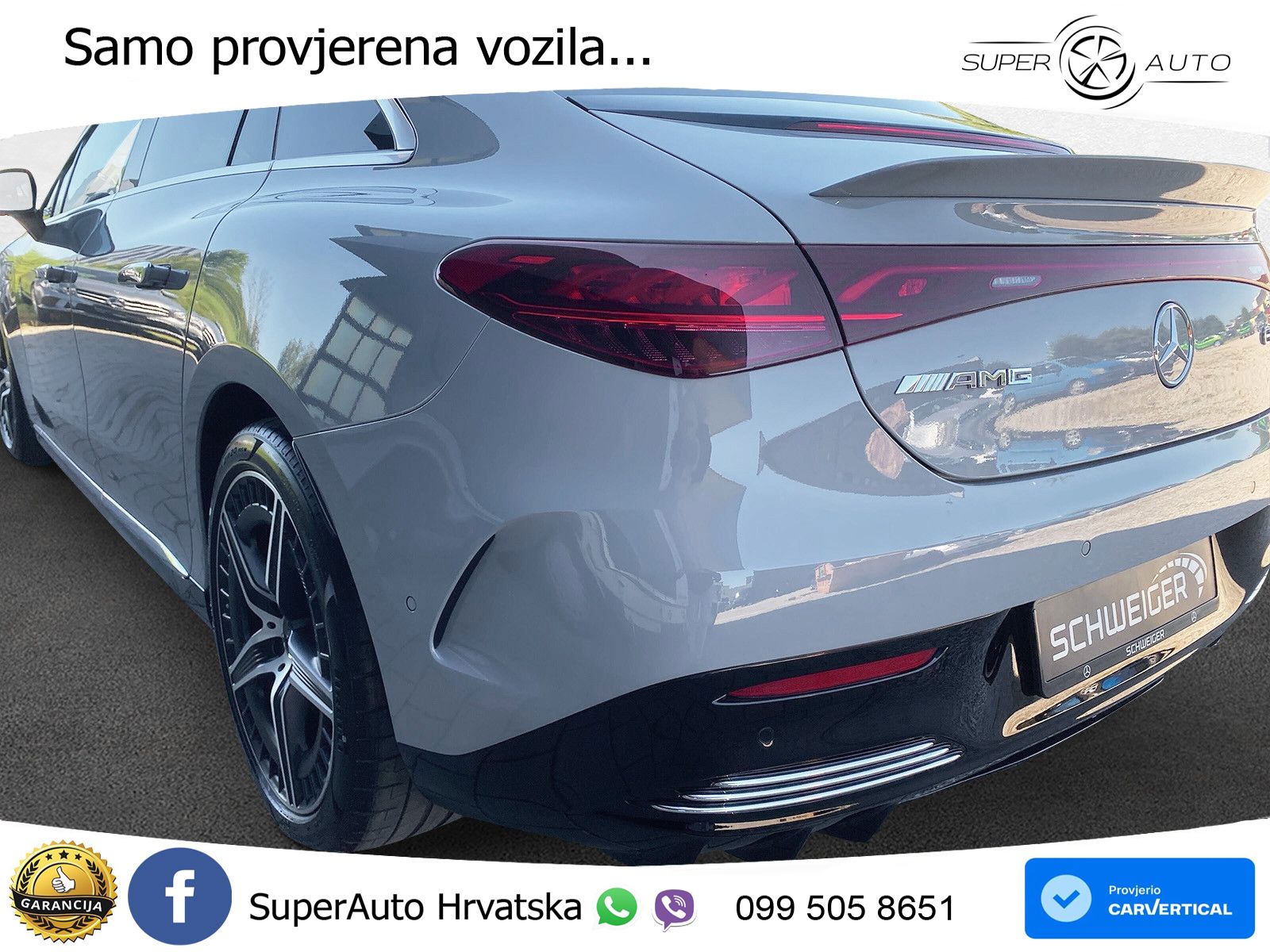Mercedes EQE AMG 43 100 kWh (476 KS) 4MATIC ZRAČNI+ACC+GR SJED+360+PANO