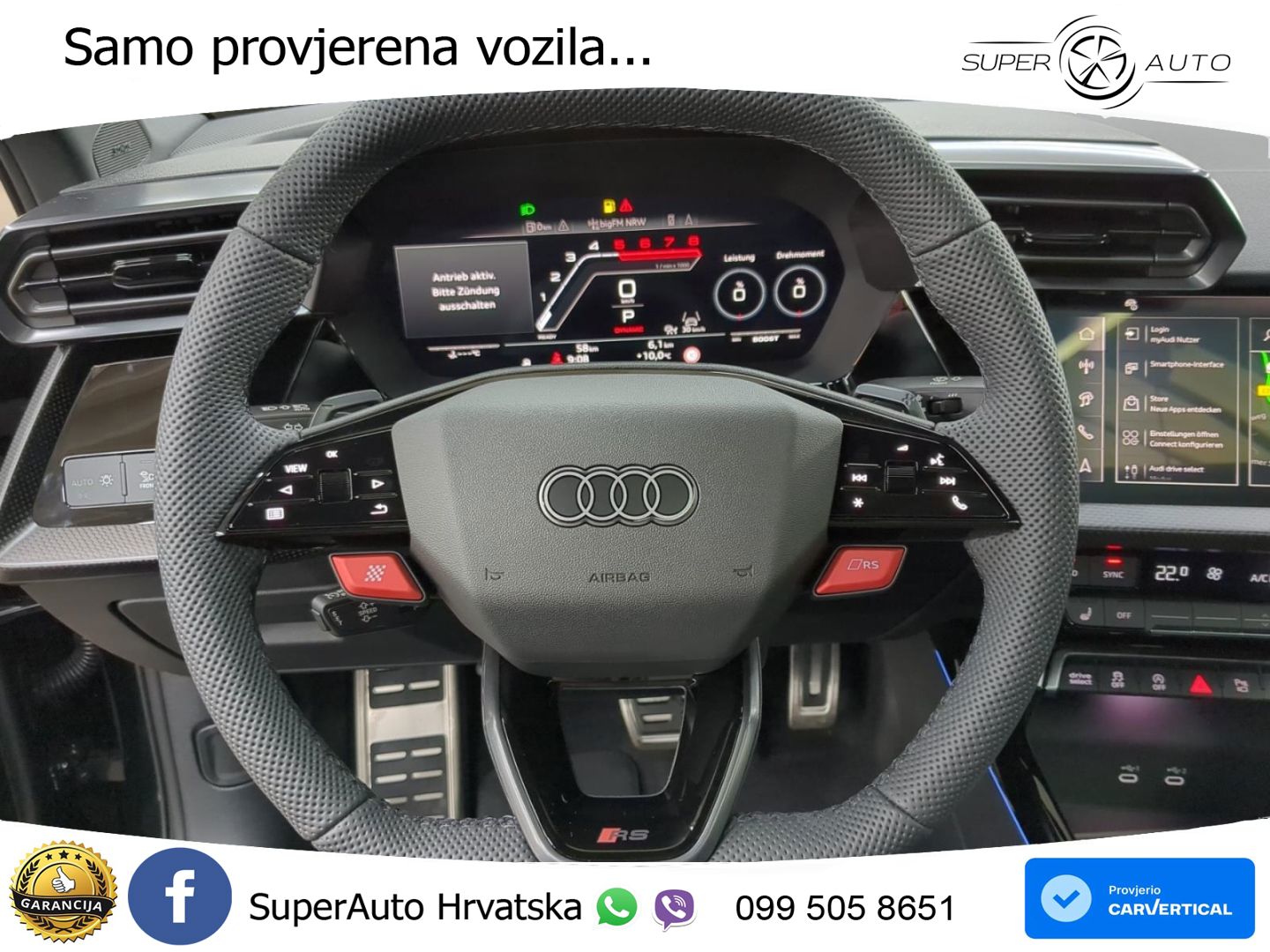 Audi RS3 Sedan 2.5 TFSI (400 KS) quattro S tronic LED+GR SJED+ACC