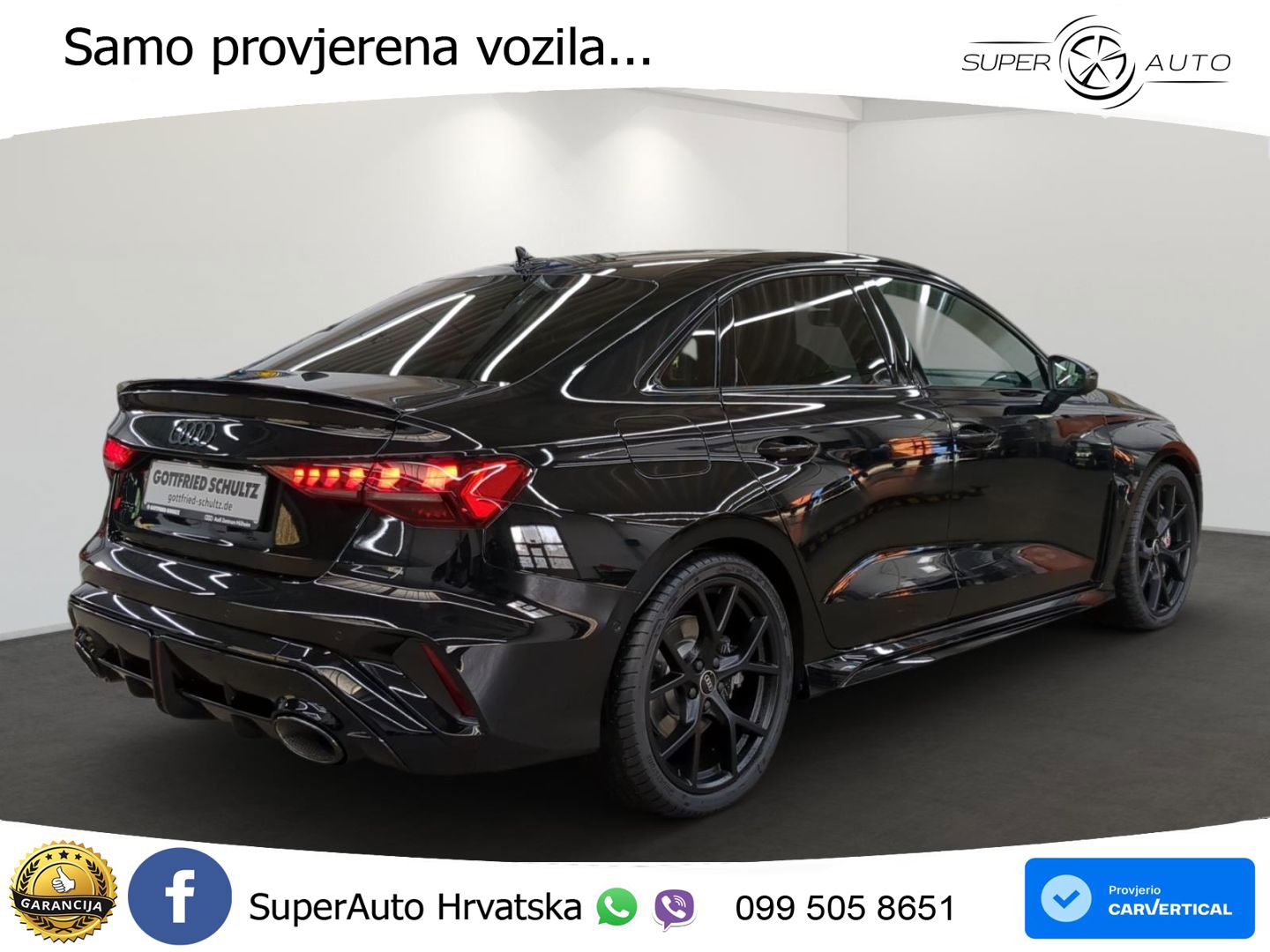 Audi RS3 Sedan 2.5 TFSI (400 KS) quattro S tronic LED+GR SJED+ACC