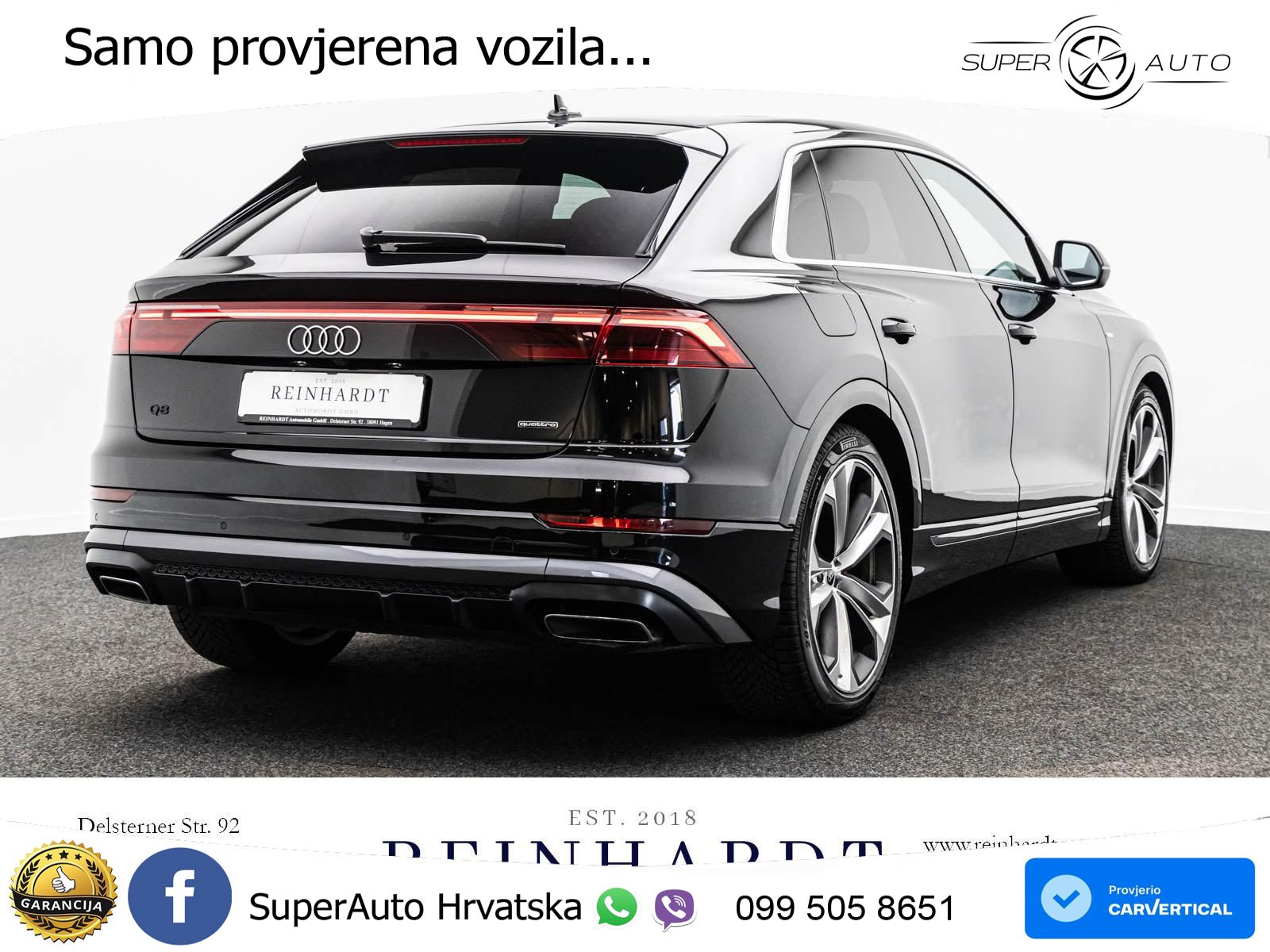 Audi Q8 50 TDI V6 (286 KS) quattro Tiptronic