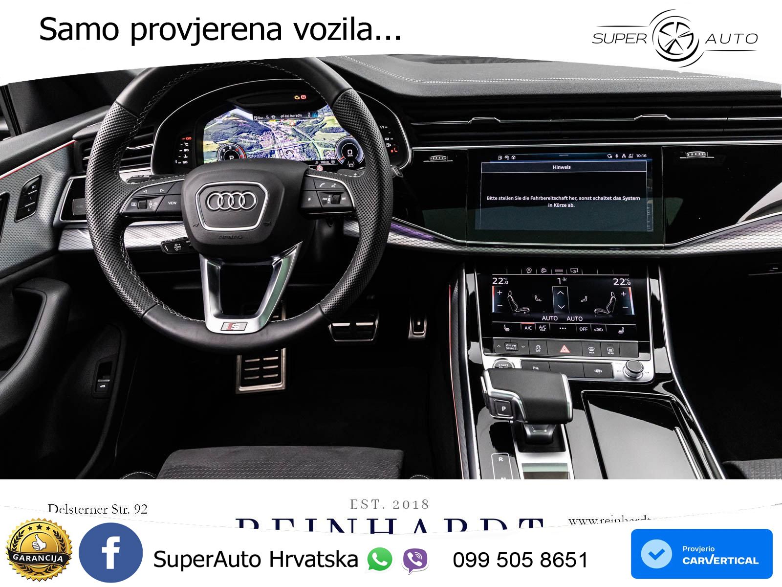 Audi Q8 50 TDI V6 (286 KS) quattro Tiptronic