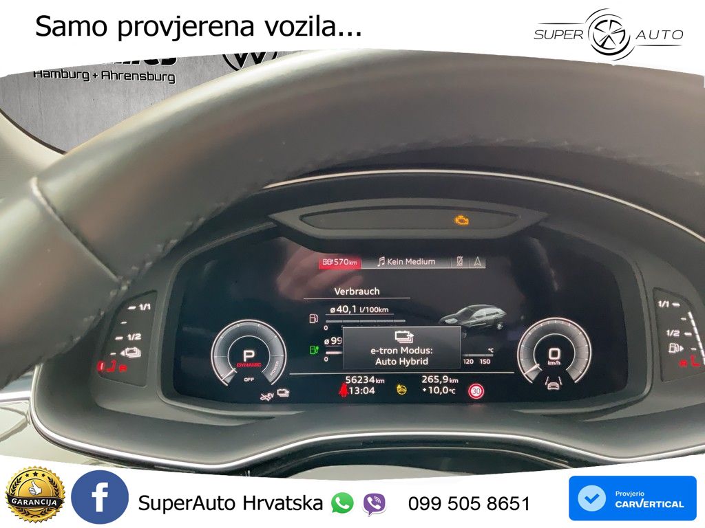Audi Q8 55 TFSIe V6 (381 KS) quattro tiptronic