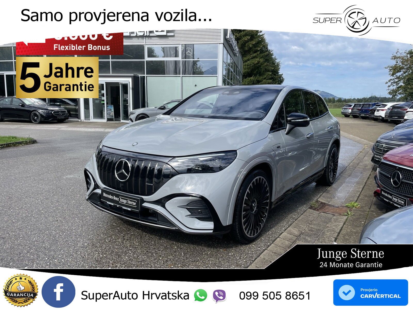 Mercedes EQE SUV AMG 53 100 kWh (626 KS) 4MATIC+ ACC+HEAD+4xGR SJED+360+PANO