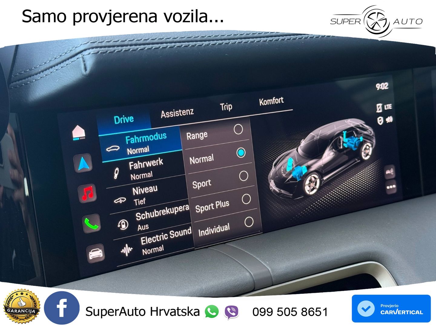 Porsche Taycan Sport Turismo 4S Performance Plus 93.4 kWh (571 KS)