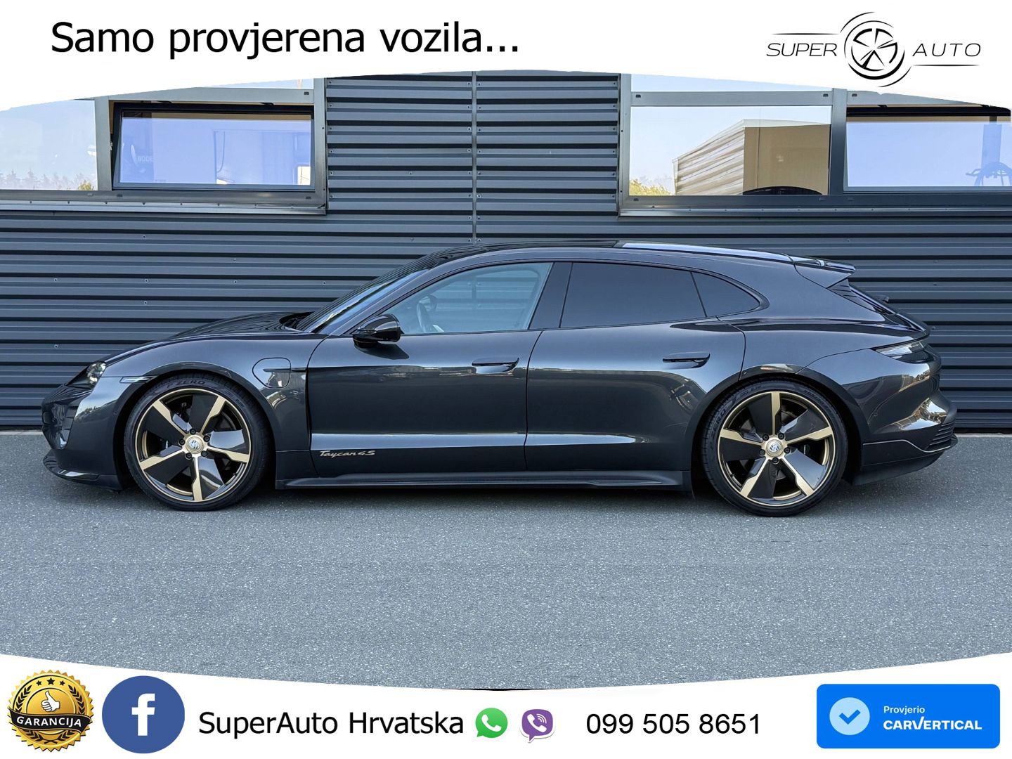 Porsche Taycan Sport Turismo 4S Performance Plus 93.4 kWh (571 KS)