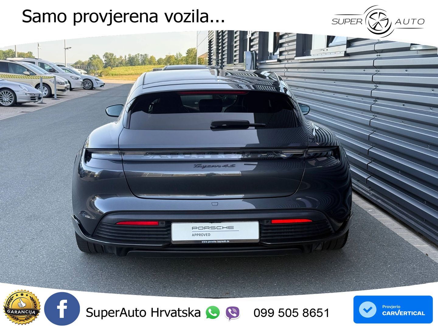 Porsche Taycan Sport Turismo 4S Performance Plus 93.4 kWh (571 KS)