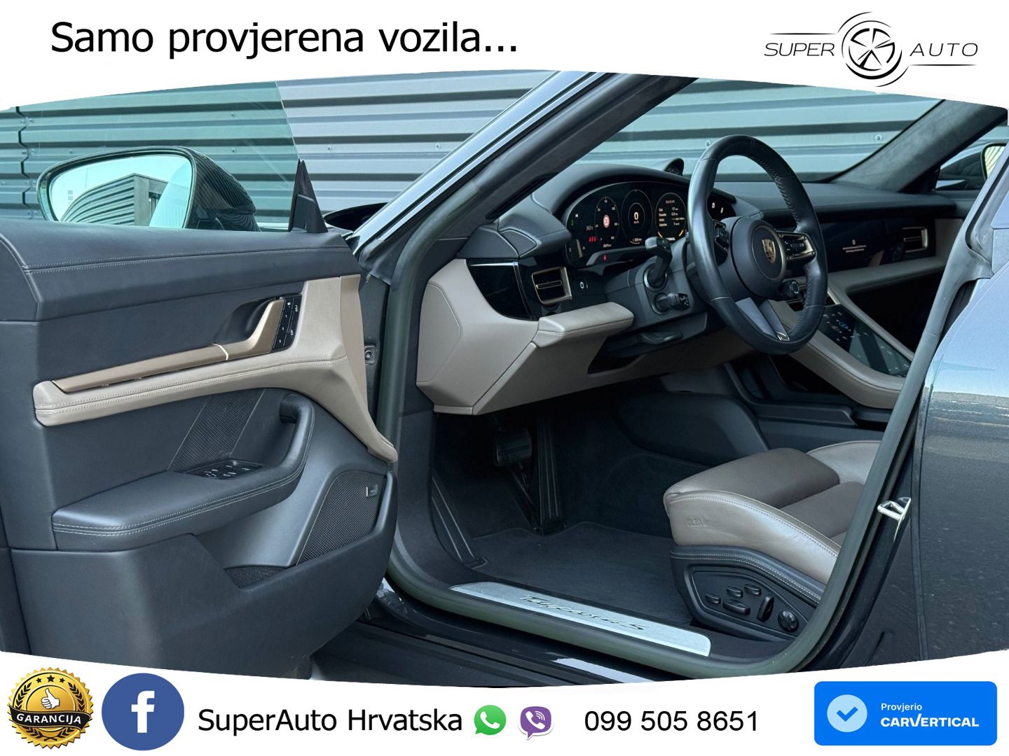 Porsche Taycan Sport Turismo 4S Performance Plus 93.4 kWh (571 KS)