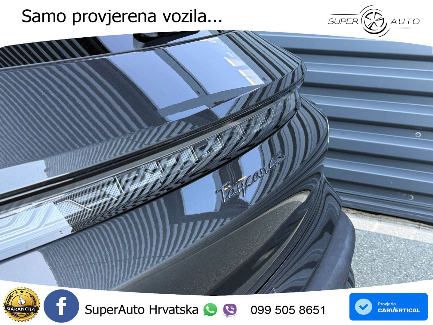 Porsche Taycan Sport Turismo 4S Performance Plus 93.4 kWh (571 KS)