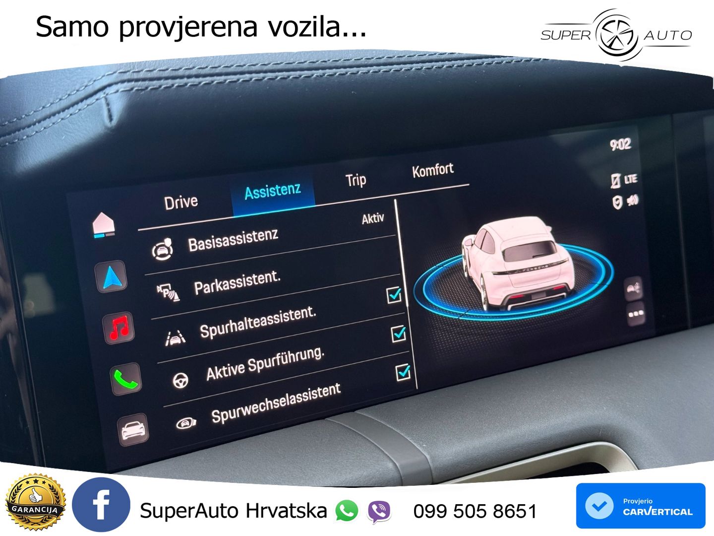 Porsche Taycan Sport Turismo 4S Performance Plus 93.4 kWh (571 KS)
