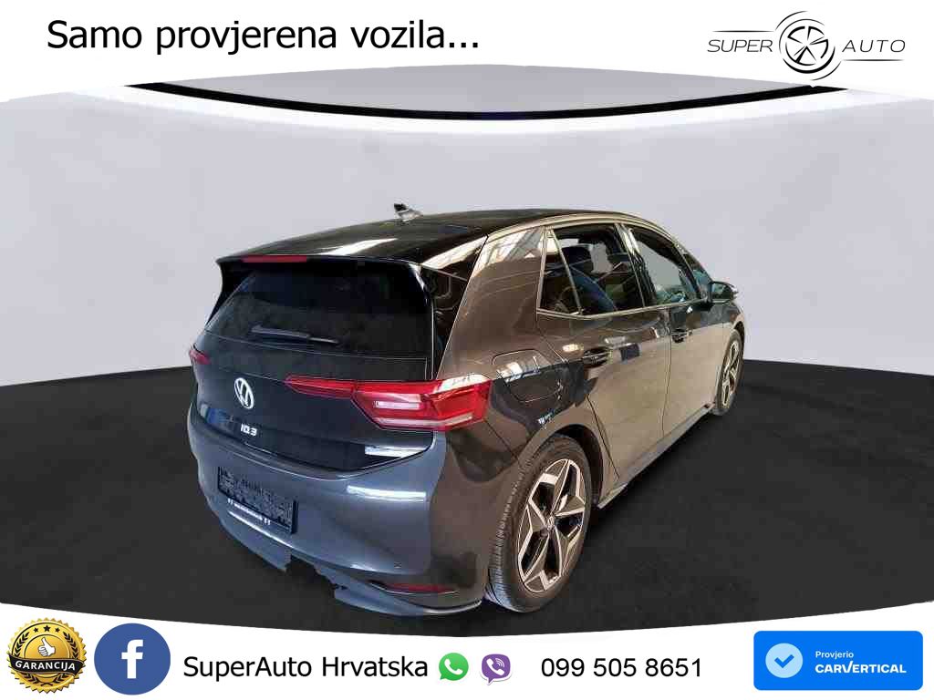 Volkswagen ID.3 Pro Performance 62 kWh (204 KS) LED+GR SJED+ACC
