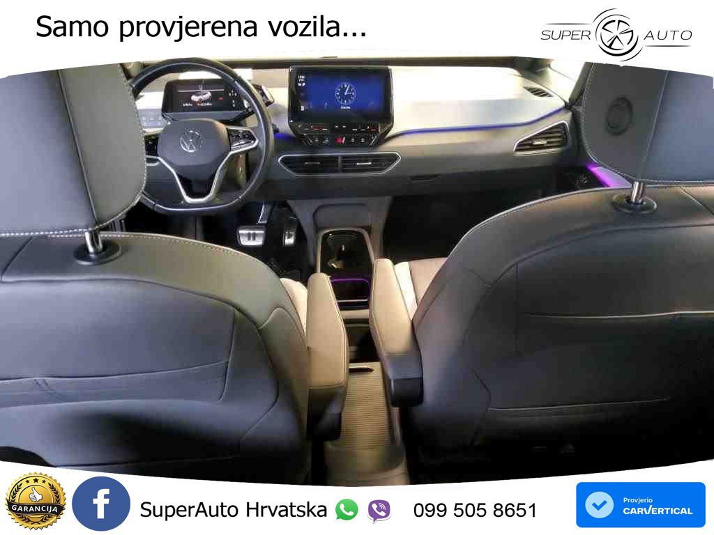 Volkswagen ID.3 Pro Performance 62 kWh (204 KS) LED+GR SJED+ACC