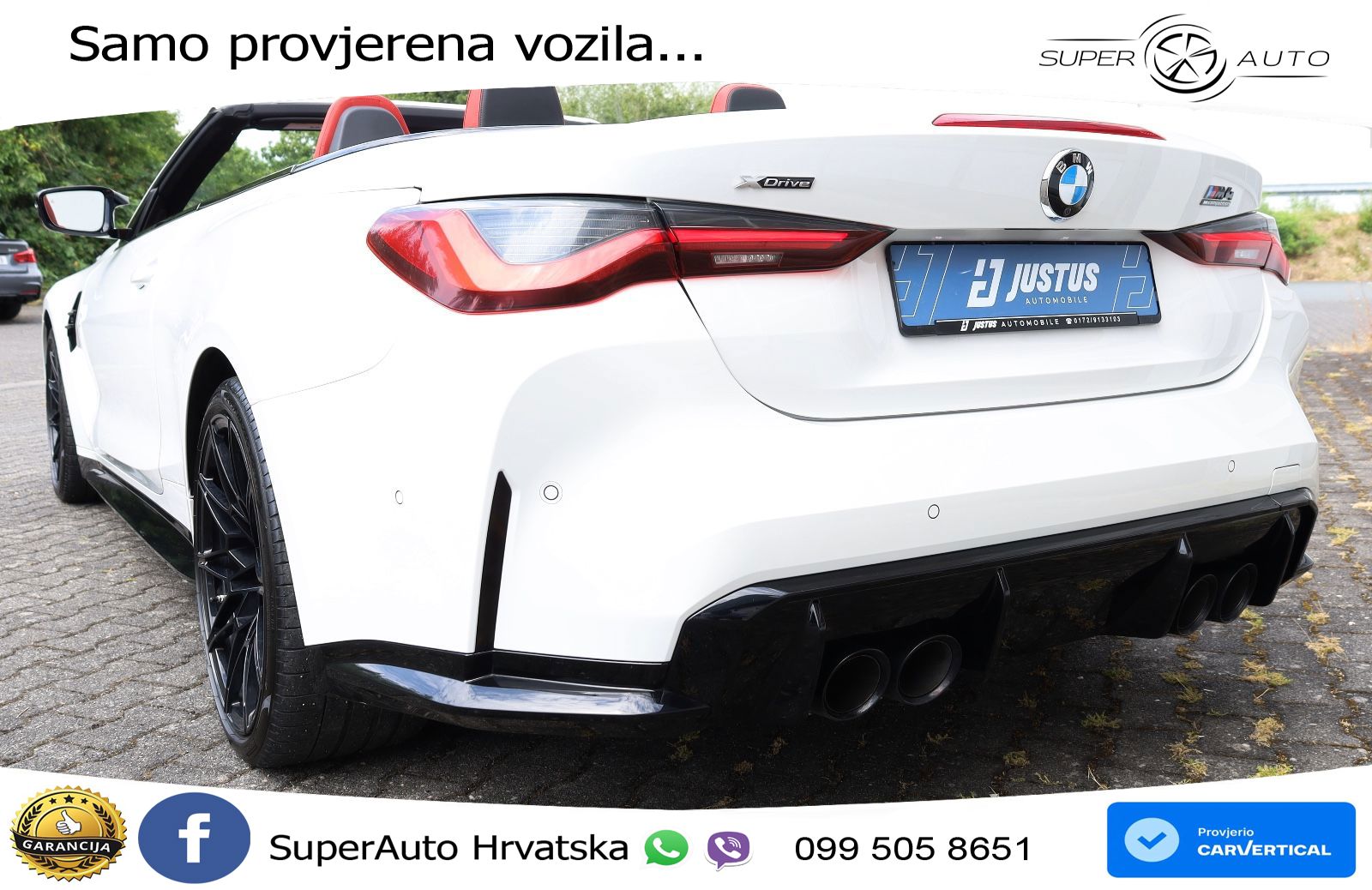 BMW M4 Convertible Competition 3.0 (510 KS) xDrive Steptronic LED+GR SJED+ACC