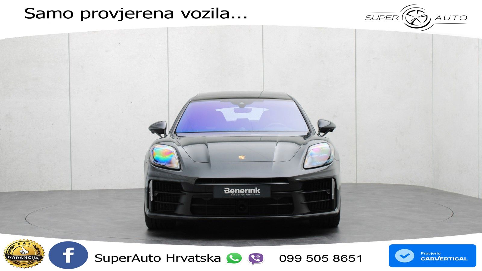 Porsche Panamera 4S 2.9 V6 (544 KS) E-Hybrid PDK ZRAČNI+ACC+GR SJED+KAM+PANO
