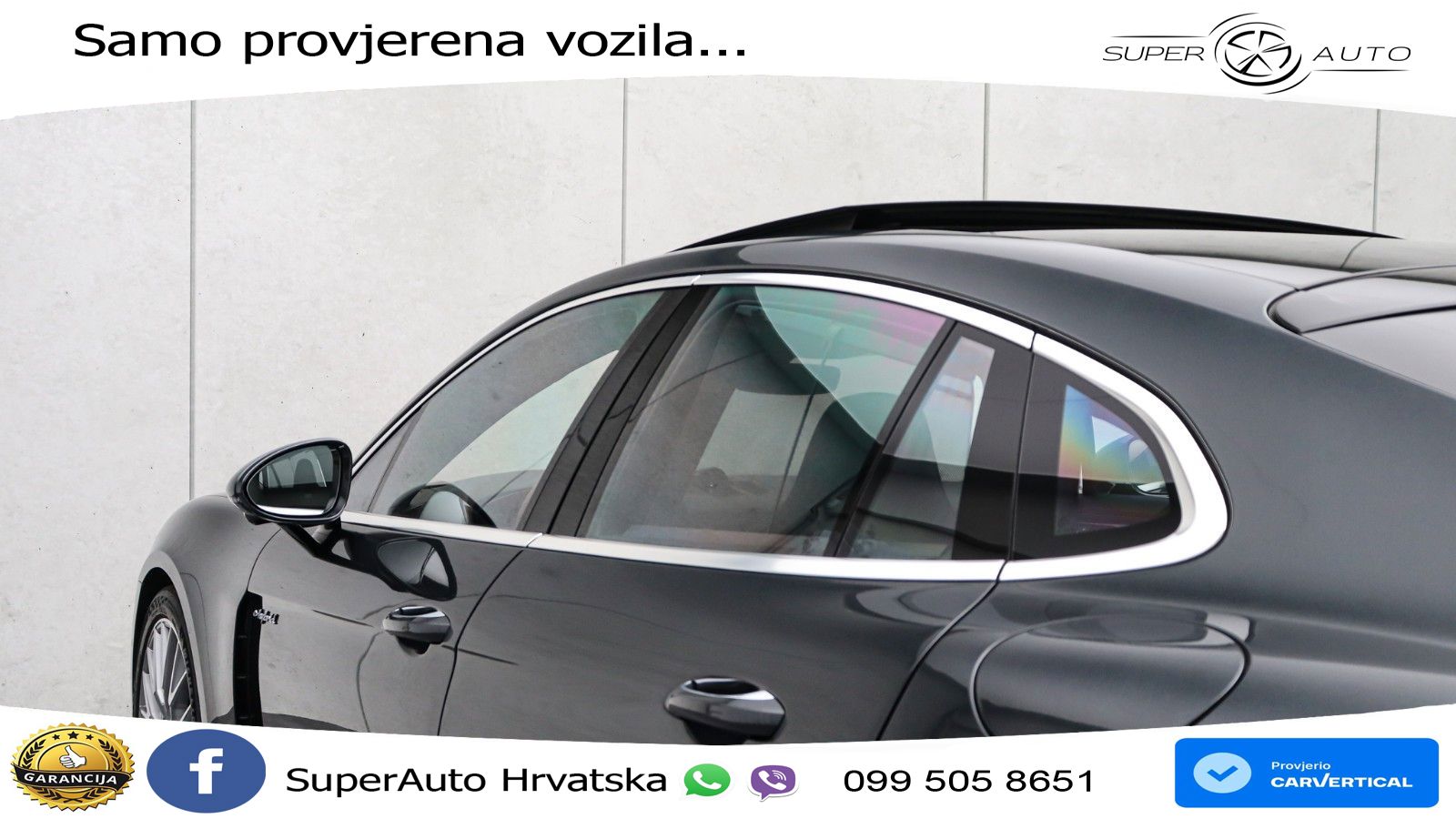 Porsche Panamera 4S 2.9 V6 (544 KS) E-Hybrid PDK ZRAČNI+ACC+GR SJED+KAM+PANO