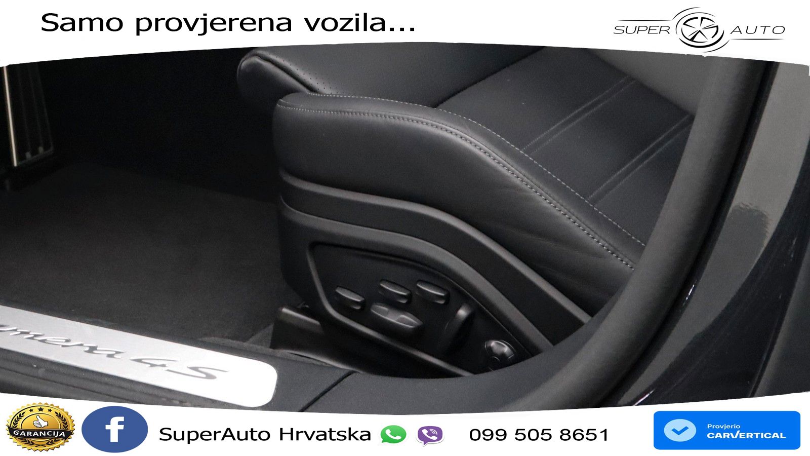 Porsche Panamera 4S 2.9 V6 (544 KS) E-Hybrid PDK ZRAČNI+ACC+GR SJED+KAM+PANO