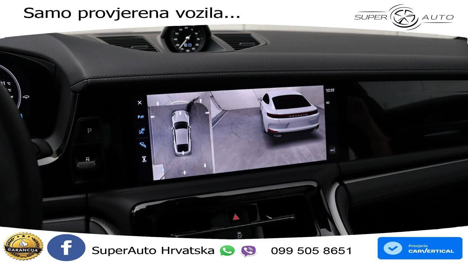 Porsche Panamera 4S 2.9 V6 (544 KS) E-Hybrid PDK ZRAČNI+ACC+GR SJED+KAM+PANO