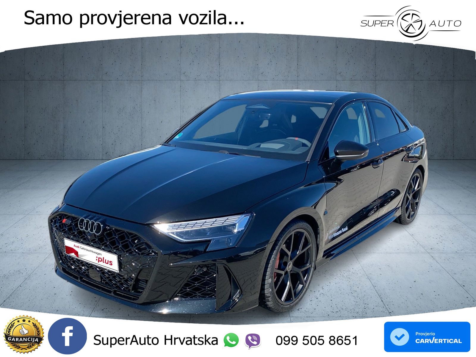 Audi RS3 Sedan 2.5 TFSI (400 KS) quattro S tronic LED+GR SJED+ACC