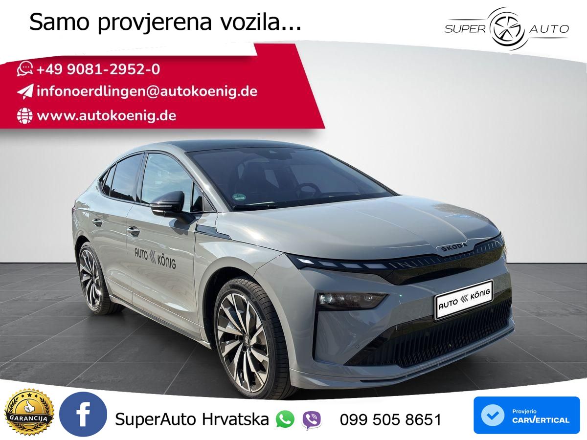 Škoda Enyaq Coupe iV 85 82 kWh (286 KS) SportLine LED+GR SJED+ACC