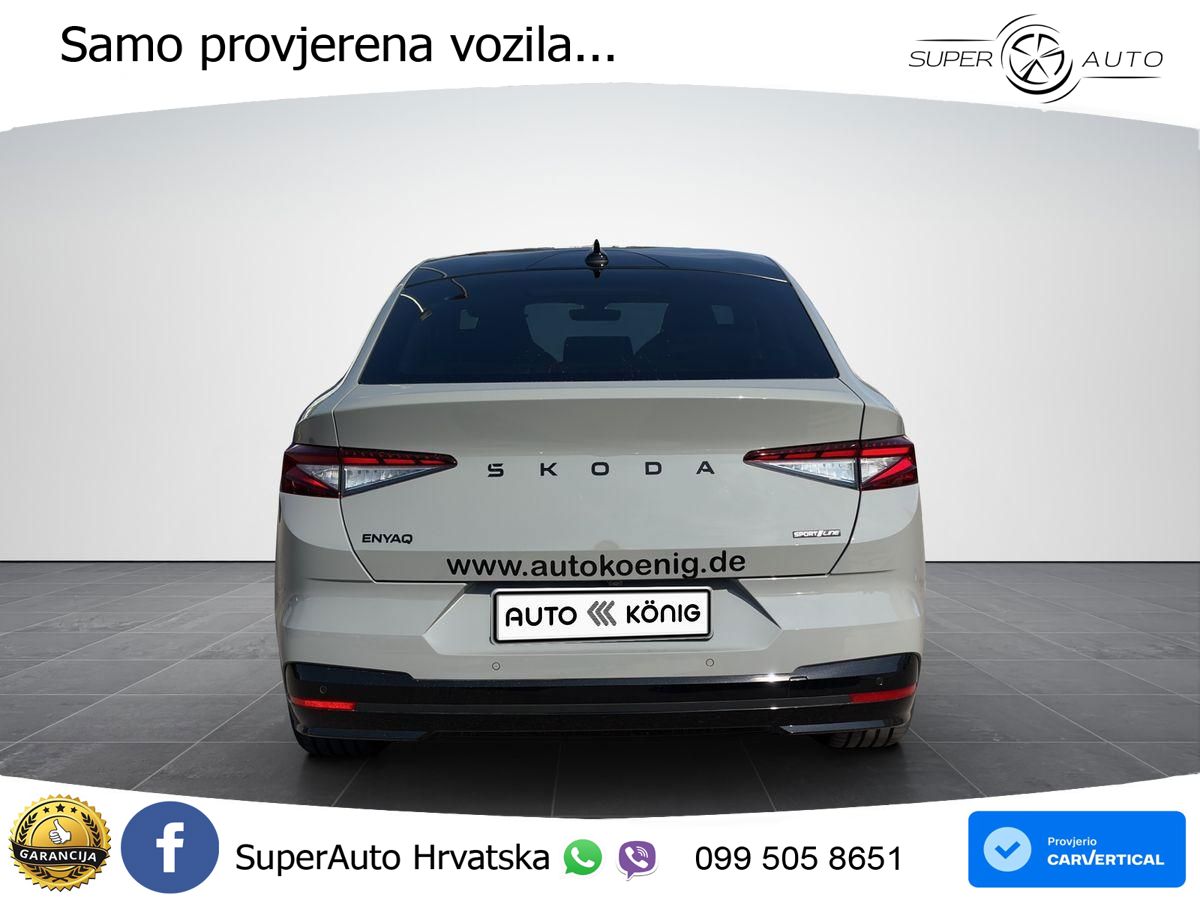 Škoda Enyaq Coupe iV 85 82 kWh (286 KS) SportLine LED+GR SJED+ACC
