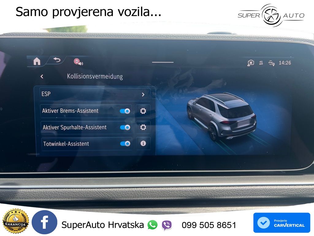 Mercedes GLE 450d (367 KS) EQ Boost 4MATIC 9G-TRONIC AMG LED+GR SJED+ACC