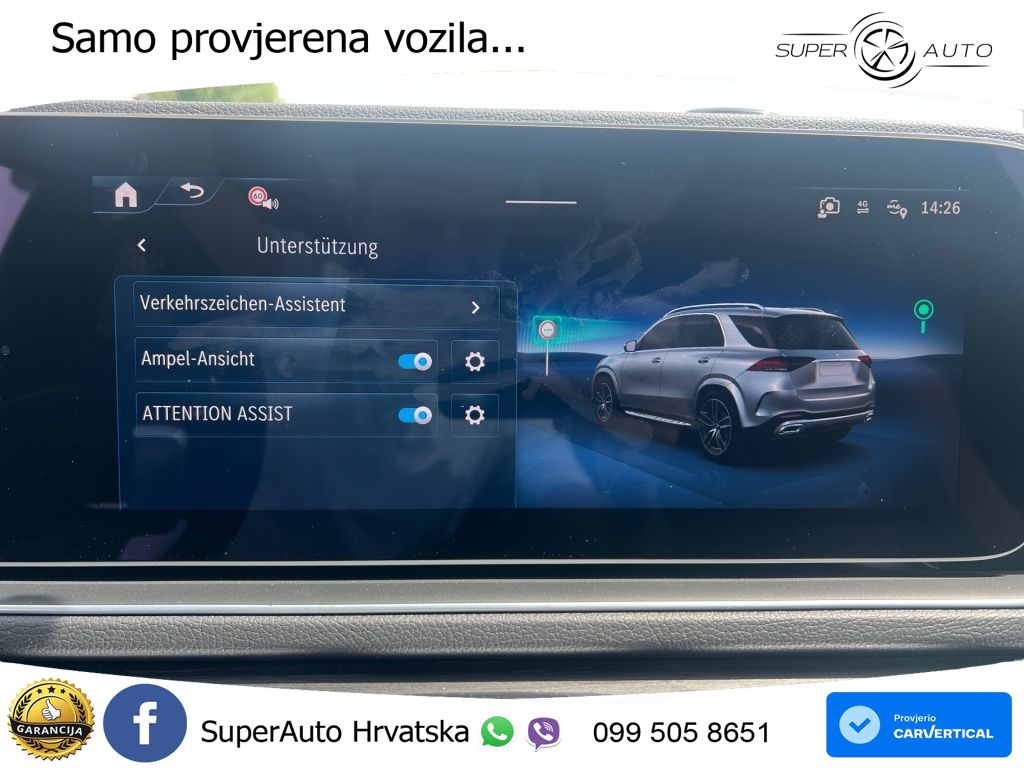 Mercedes GLE 450d (367 KS) EQ Boost 4MATIC 9G-TRONIC AMG LED+GR SJED+ACC