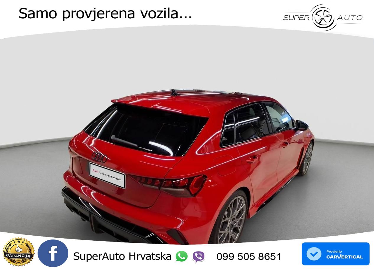 Audi RS3 Sedan 2.5 TFSI (400 KS) quattro S tronic LED+GR SJED+ACC