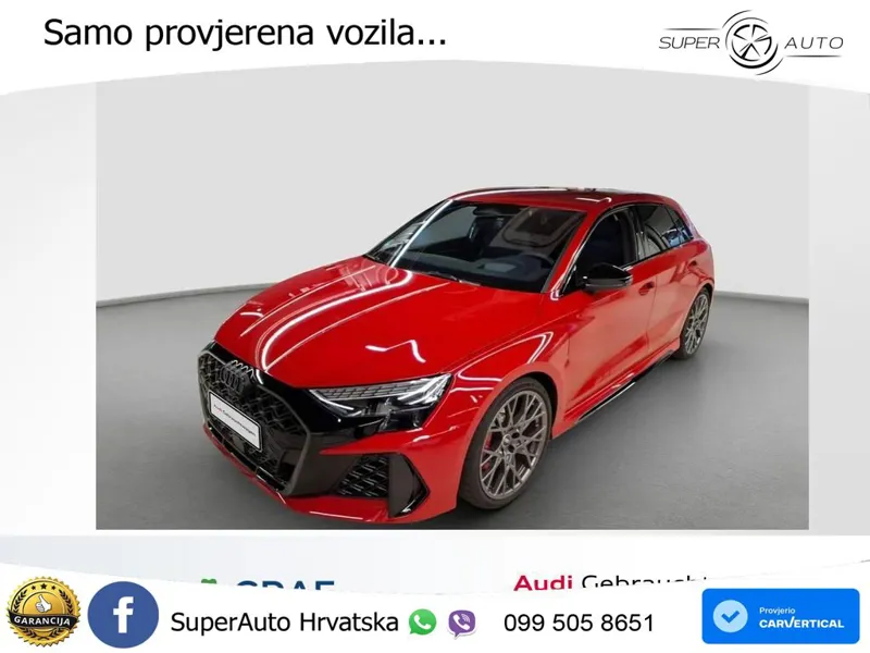 Audi RS3 Sedan 2.5 TFSI (400 KS) quattro S tronic LED+GR SJED+ACC