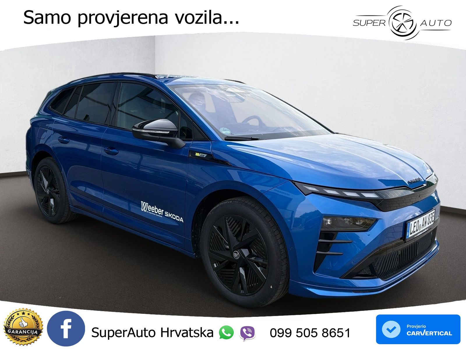 Škoda Enyaq RS 84 kWh (340 KS) AWD